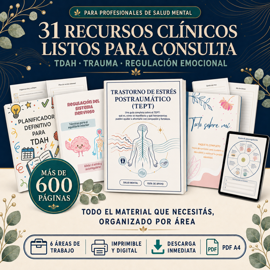 Pack de Recursos Clínicos: TDAH, Trauma y Regulación Emocional
