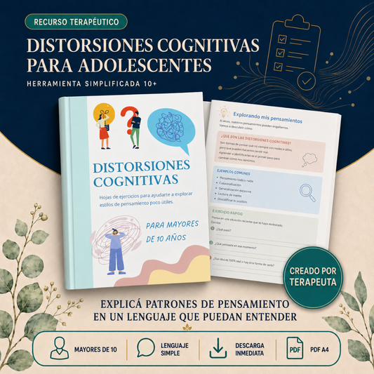 Ficha de Distorsiones Cognitivas para Adolescentes