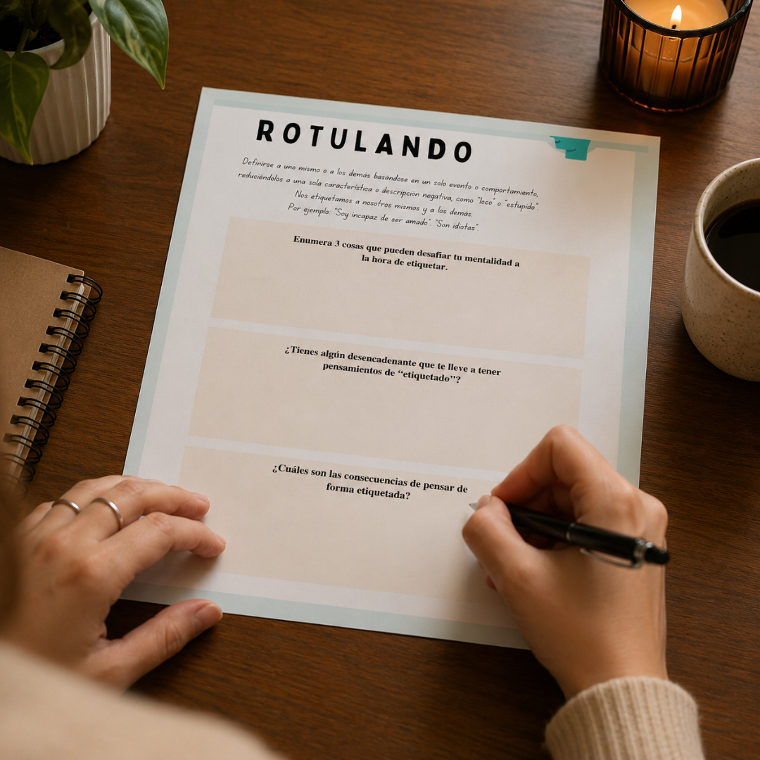 Ficha de Distorsiones Cognitivas para Adolescentes
