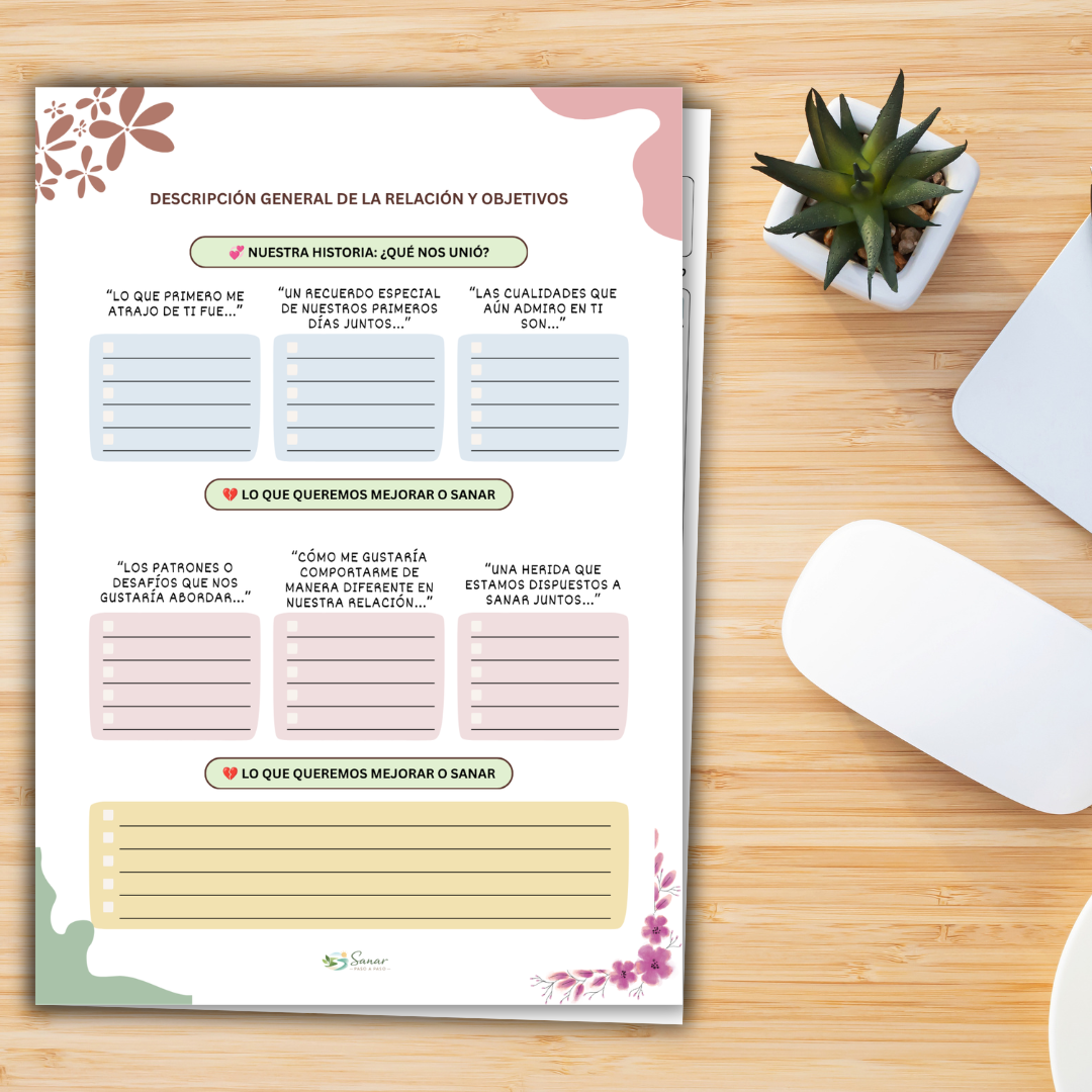 Workbook de Duelo en Pareja